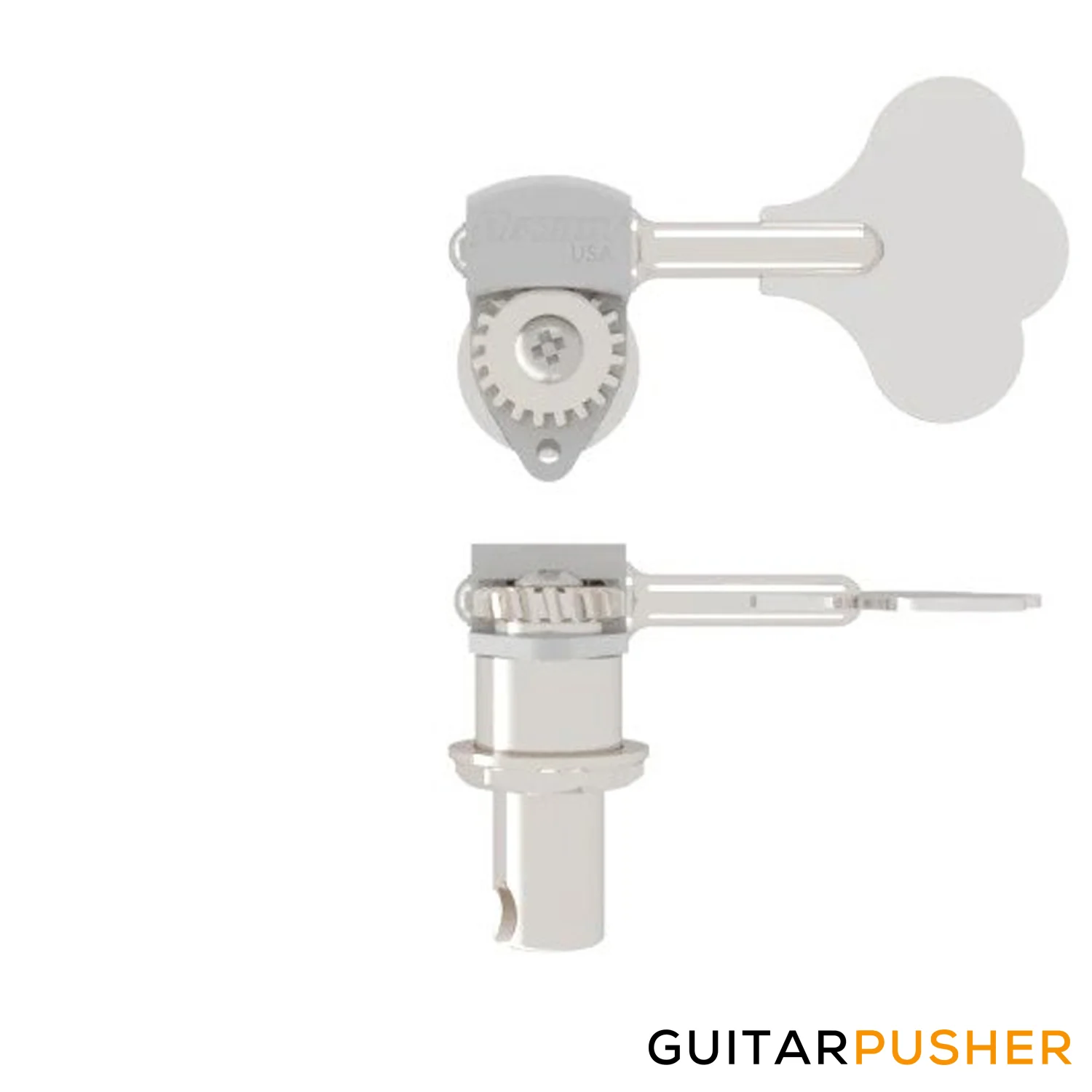 Hipshot USA Ultralite Bass 1/2" Tuning Machine (Chrome) 1 pc. - Image 2