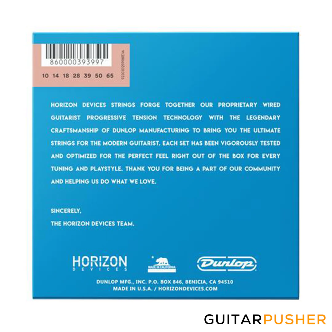 Horizon Devices Progressive Tension Heavy 7 Electric Guitar Strings 10-65 (10 14 18 28 39 50 65) - Image 2