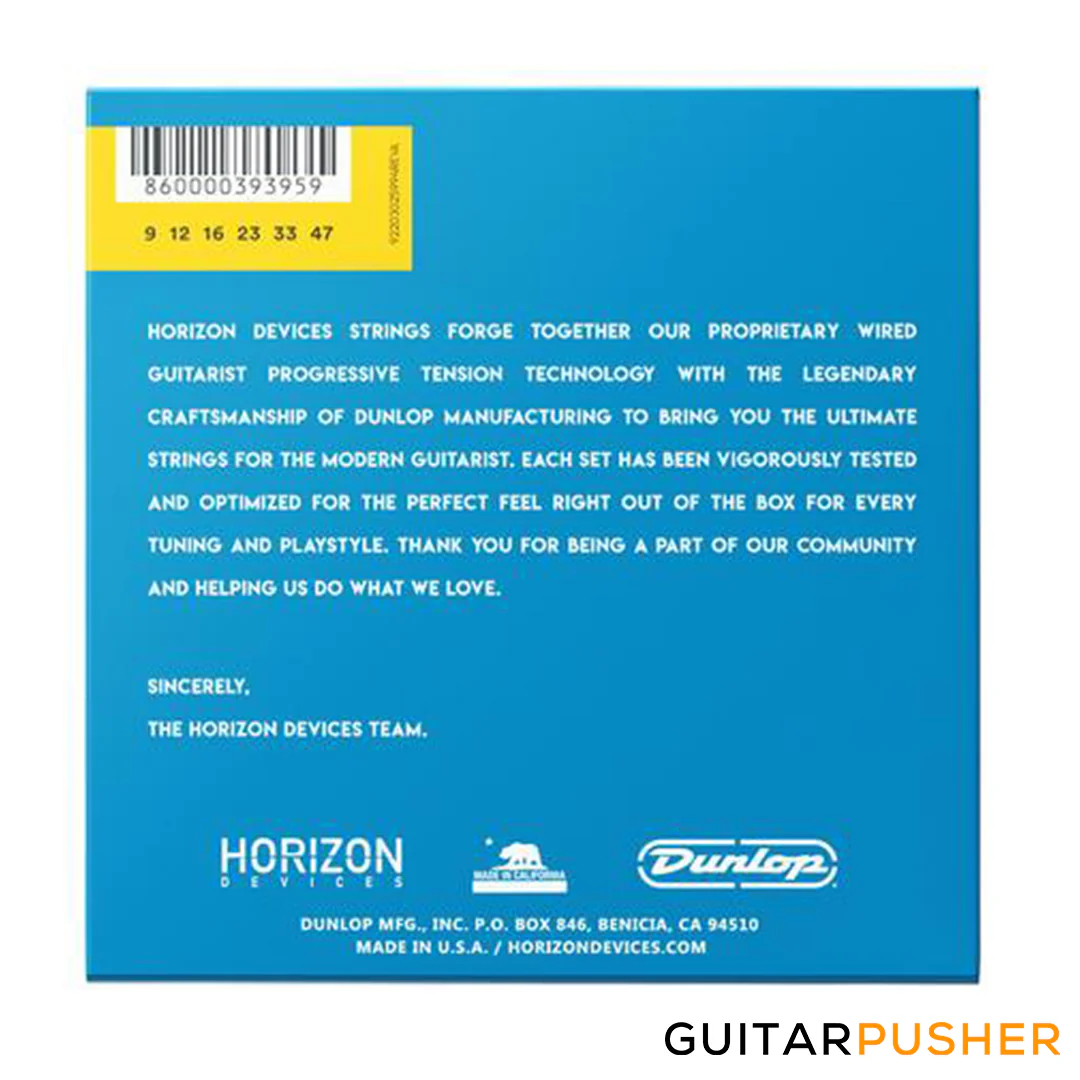 Horizon Devices Progressive Tension Standard 6 Electric Guitar Strings 9-47 (9 12 16 23 33 47) - Image 2