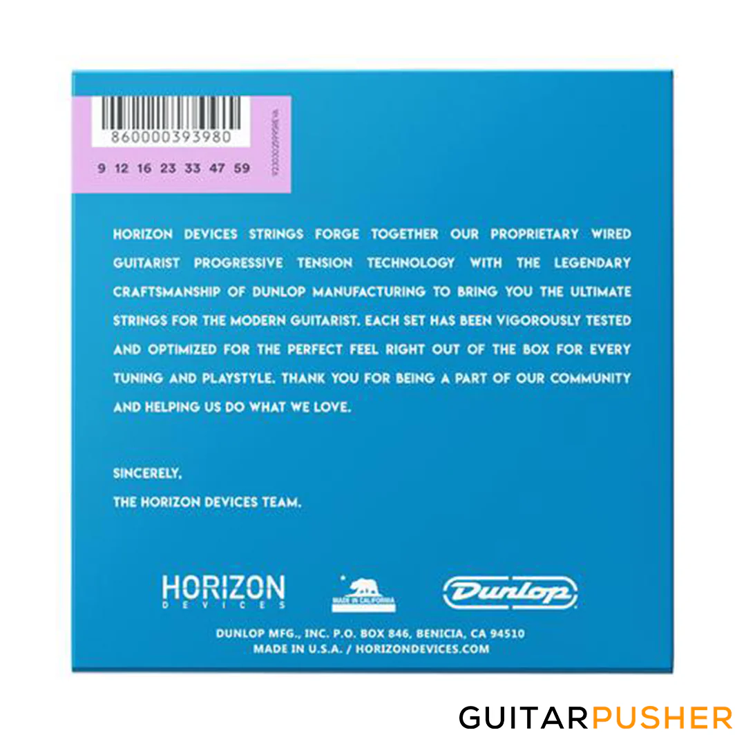 Horizon Devices Progressive Tension Standard 7 Electric Guitar Strings 9-59 (9 12 15 23 33 47 59) - Image 2