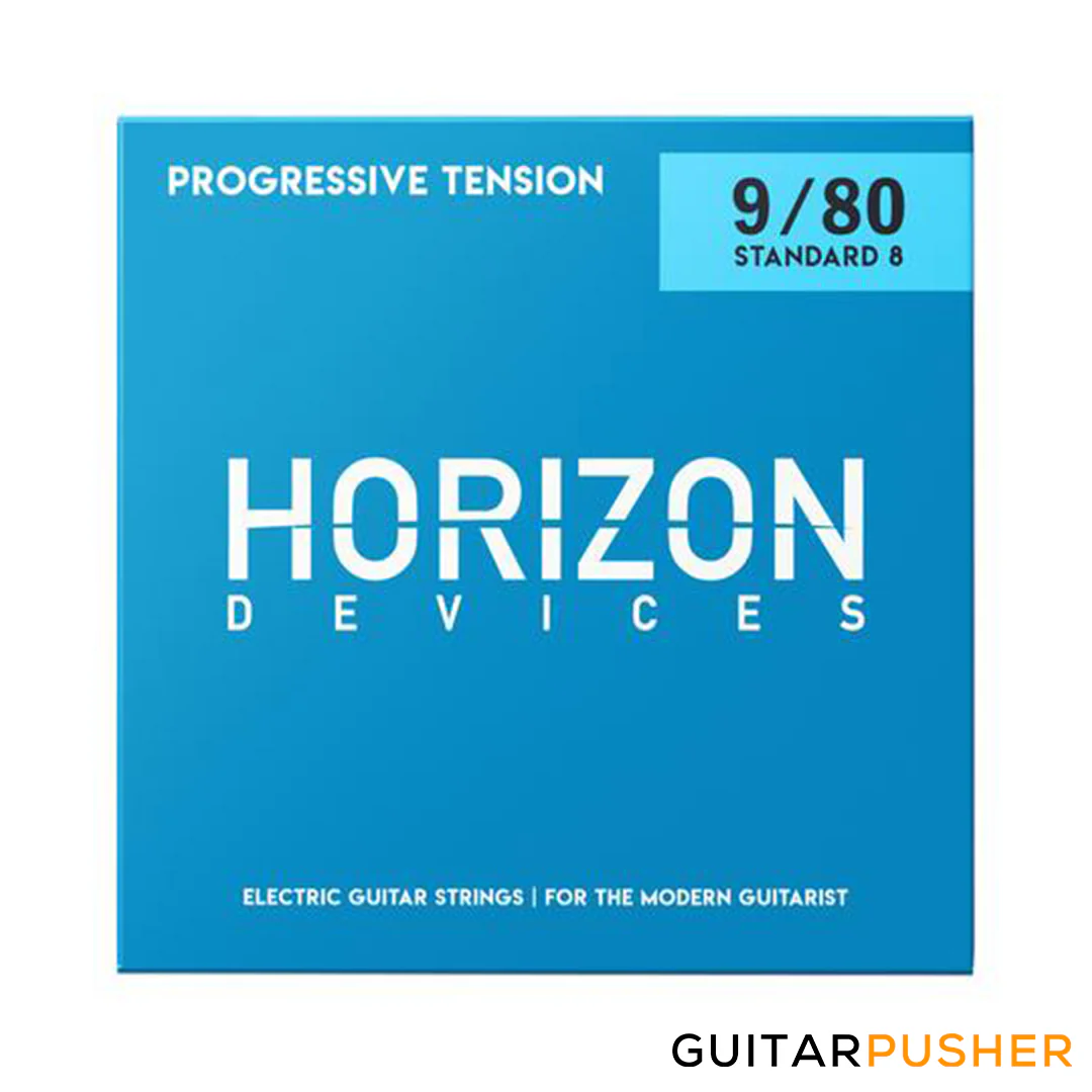 Horizon Devices Progressive Tension Standard 8 Electric Guitar Strings 9-80 (9 12 15 23 33 46 60 80)