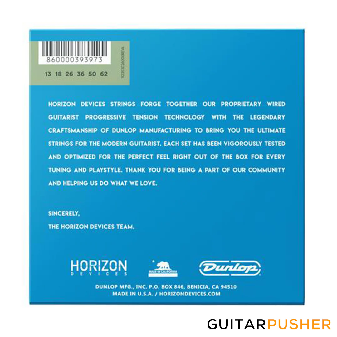 Horizon Devices Progressive Tension Ultra Heavy 6 Electric Guitar Strings 13-62 (13 18 26 36 50 62) - Image 2