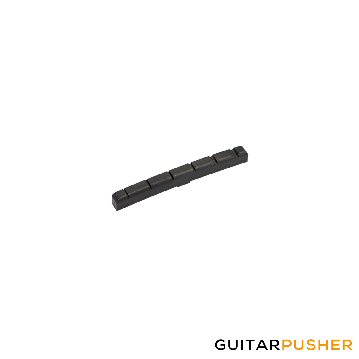 Hosco HSBK-NS1 Shaped / Slotted Black Bone Nut for Electric Guitars (Fender Type)