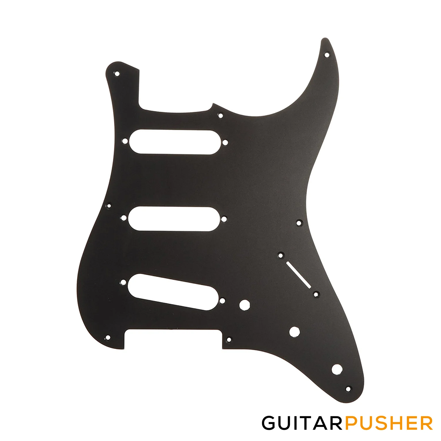 Hosco Pickguard for Strat - 8-Hole - Black 1 Ply