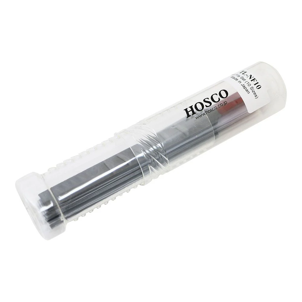 Hosco TL-NF Edge-Cut 10 pc Nut File Set for Guitar (10 13 16 24 28 32 36 42 46 56) - Image 2