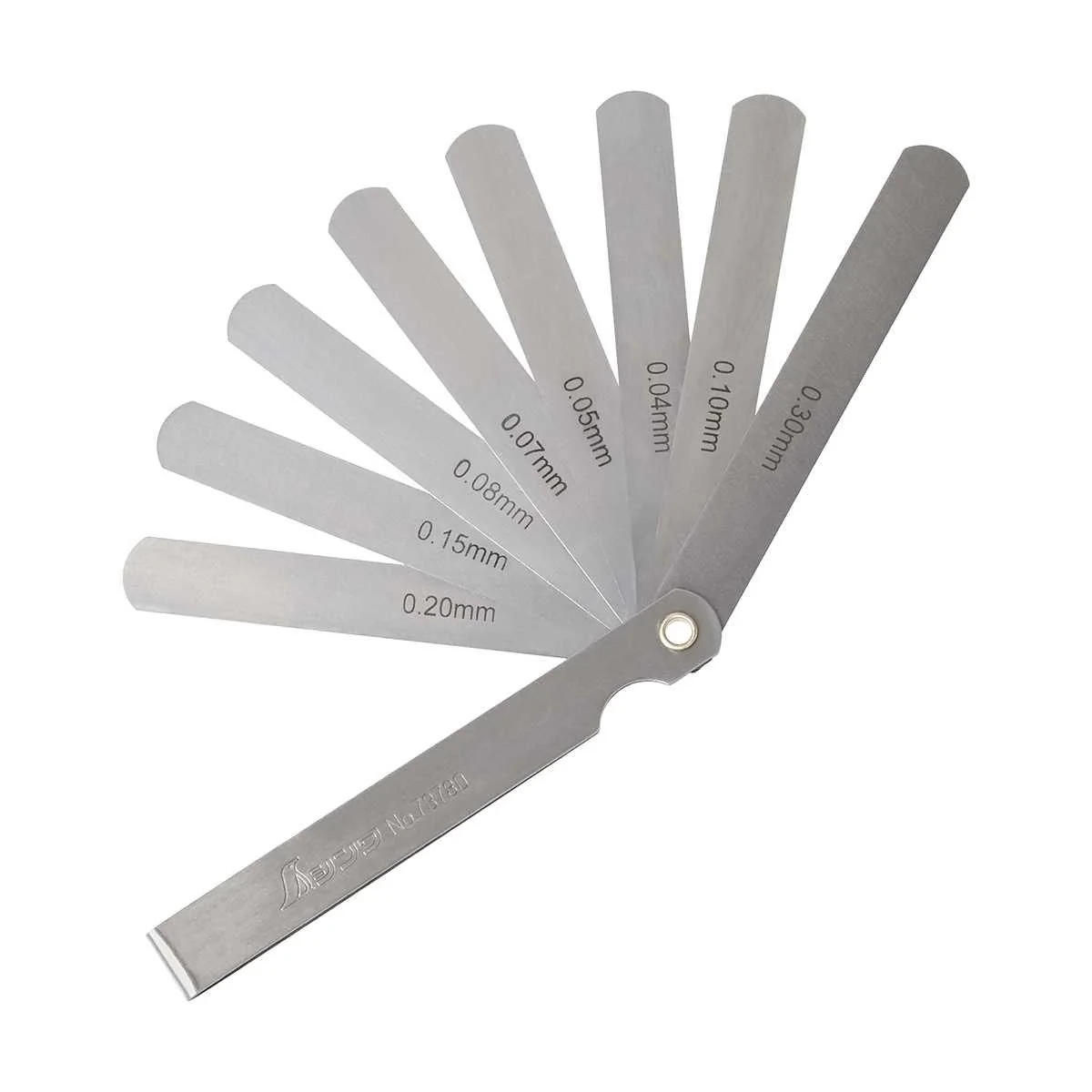 Hosco TL-RU-TG Thickness Gauge (9 thicknesses: 0.04mm, 0.05mm, 0.06mm, 0.07mm, 0.08mm, 0.10mm, 0.15mm, 0.20mm, 0.30mm)