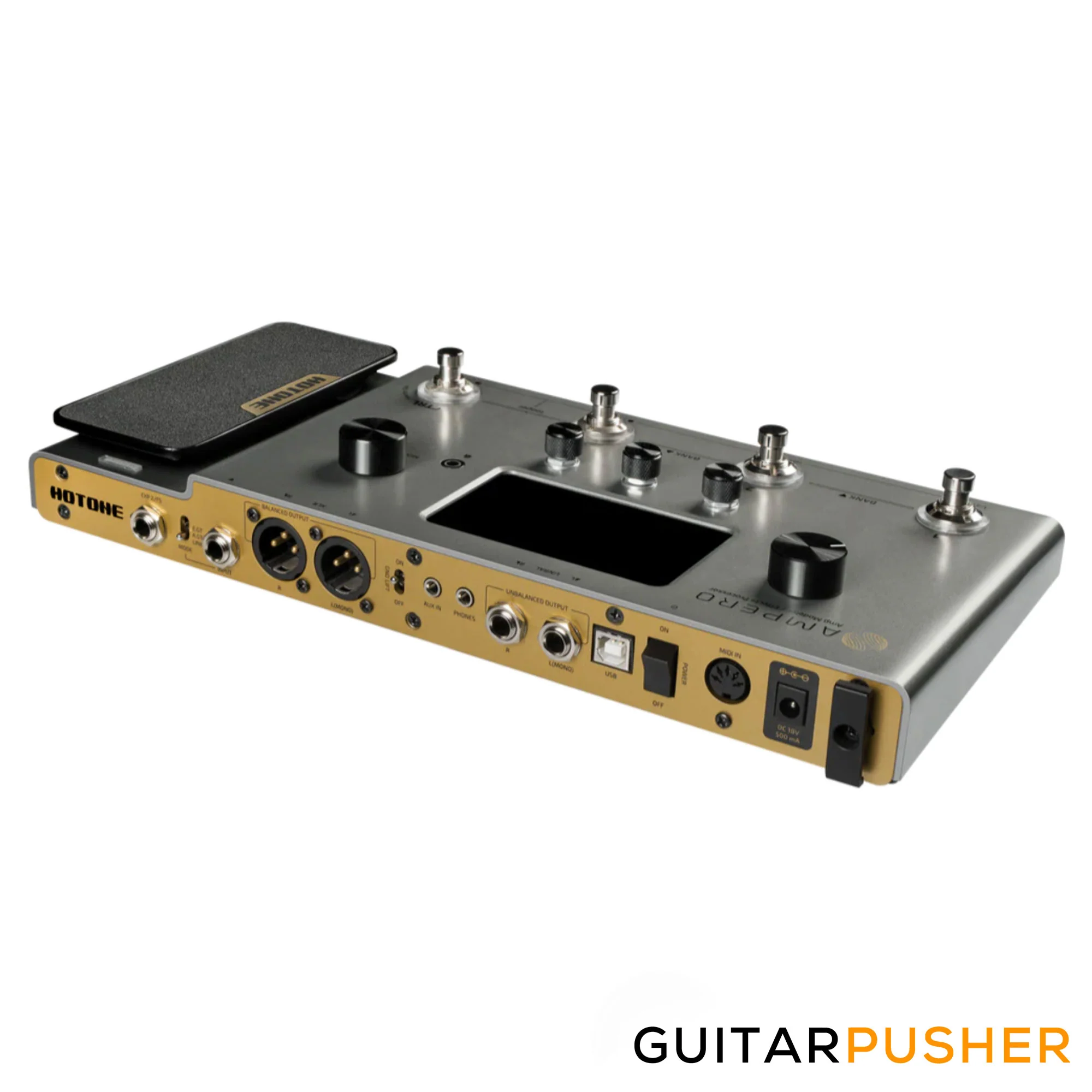 Hotone MP-100N Ampero Amp Modeler & Multi-Effects Processor (Silver) - Image 3