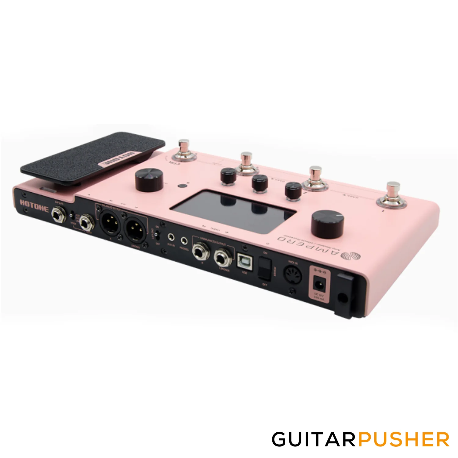 Hotone MP-100PK Ampero Amp Modeler & Multi-Effects Processor (Pink) - Image 4