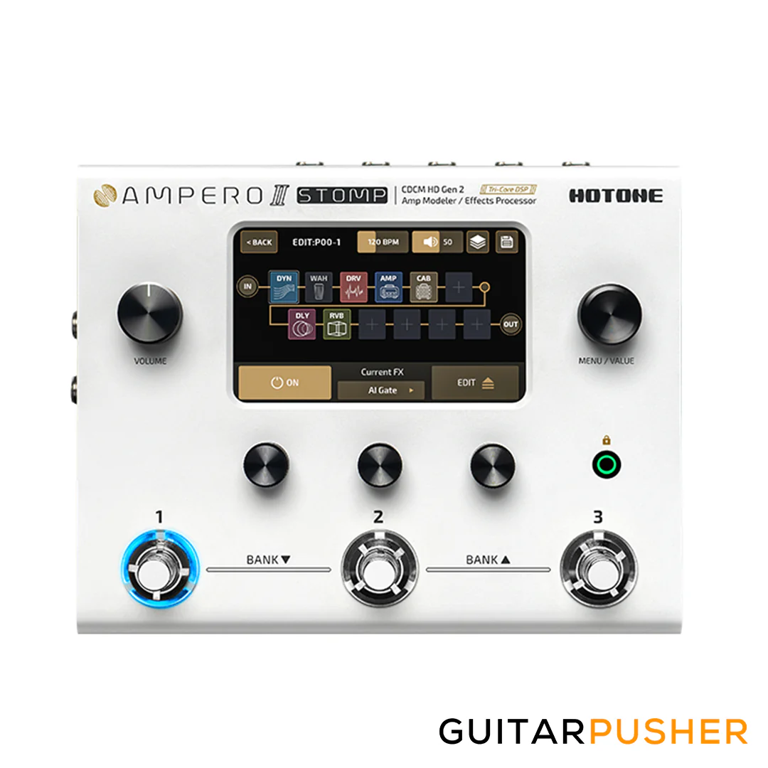 Hotone MP-300 Ampero II Stomp Amp Modeler & Multi-Effects Processor