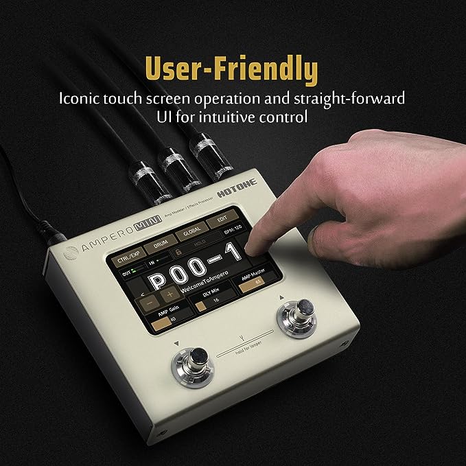 Hotone MP-50VN Ampero MINI Amp Modeler & Multi-Effects Processor - Vanilla - Image 4