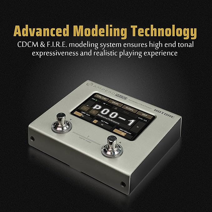Hotone MP-50VN Ampero MINI Amp Modeler & Multi-Effects Processor - Vanilla - Image 7