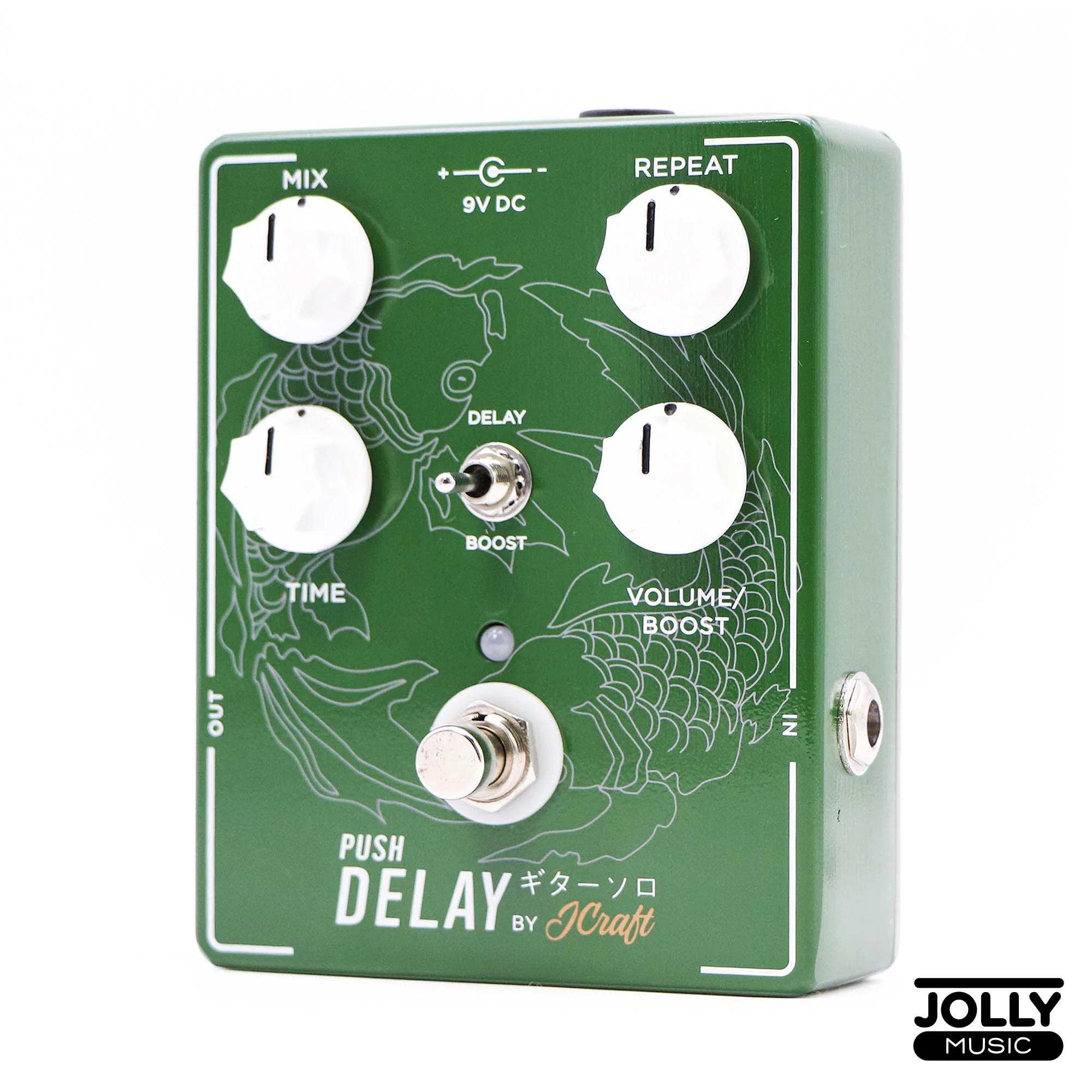 JCraft Push Delay Clean Boost / Analog Delay Pedal - Image 3