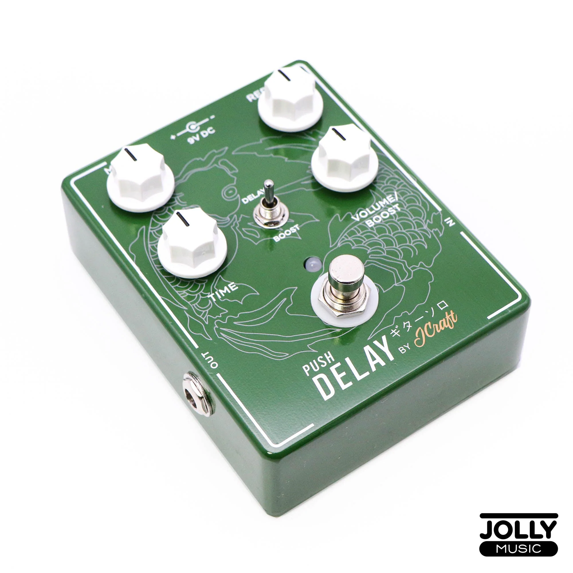 JCraft Push Delay Clean Boost / Analog Delay Pedal - Image 4