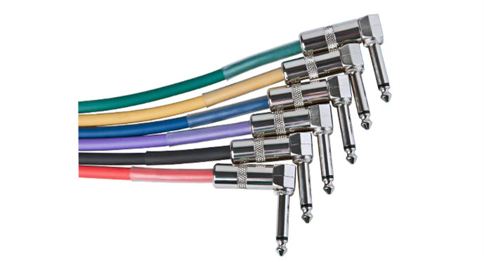 Joyo CM-05 1.2 ft Patch Cable set (6 pcs multi color) - Image 3