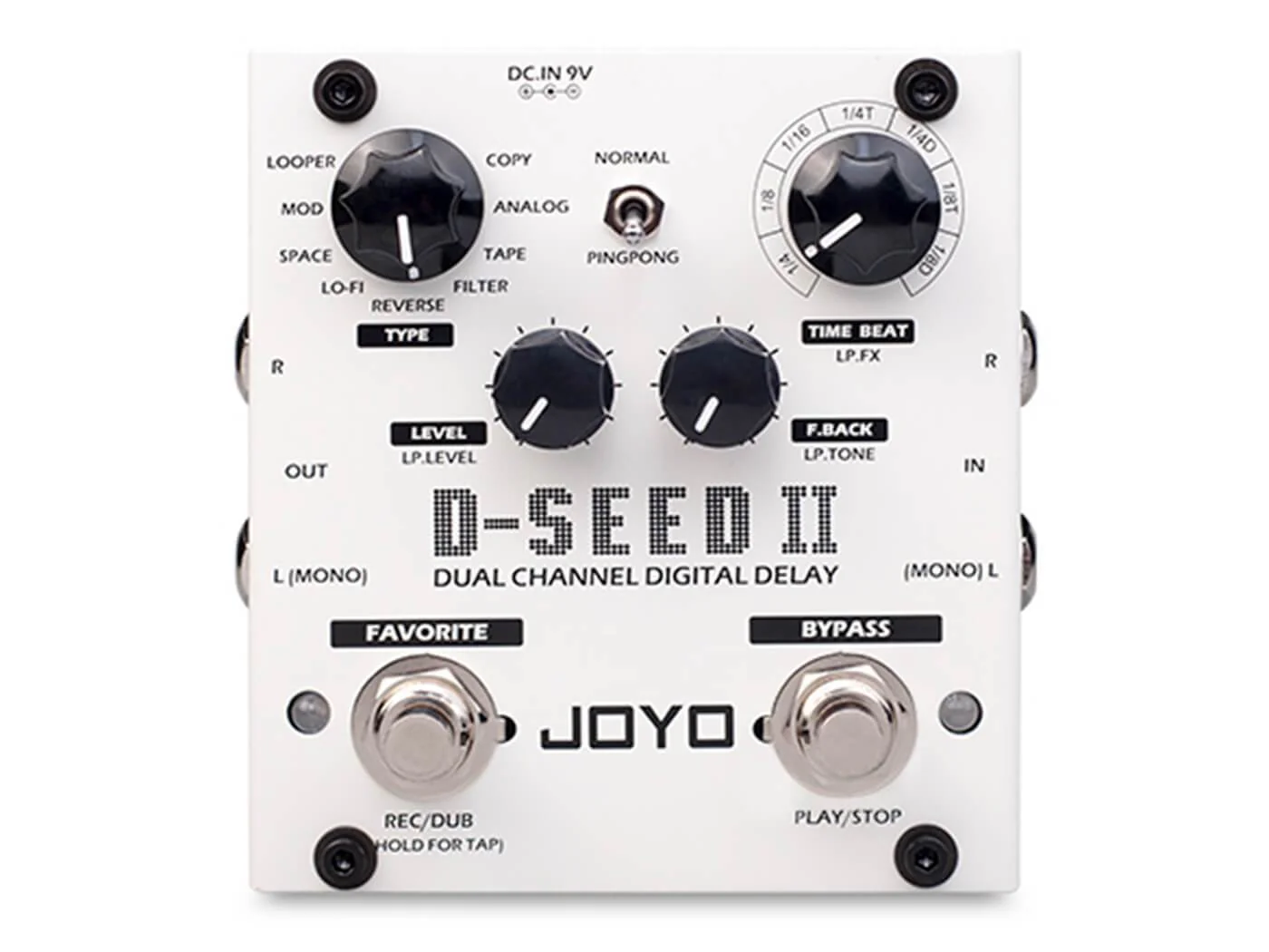 Joyo D-SEED II Delay Machine Effect Pedal