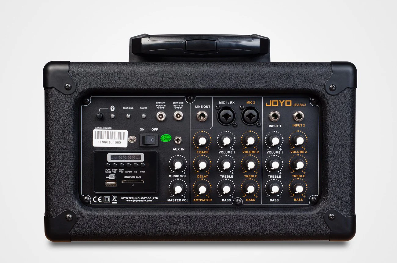 Joyo JPA-863 Portable PA with Wireless Handheld Microphone and Headset - Image 5
