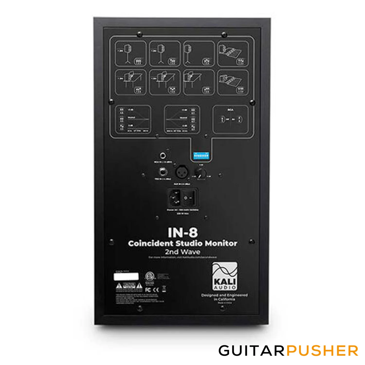 Kali Audio Lone Independent Series IN-8 V2 8" Powered 3-Way Studio Monitor - Black, 1 pc - Image 3