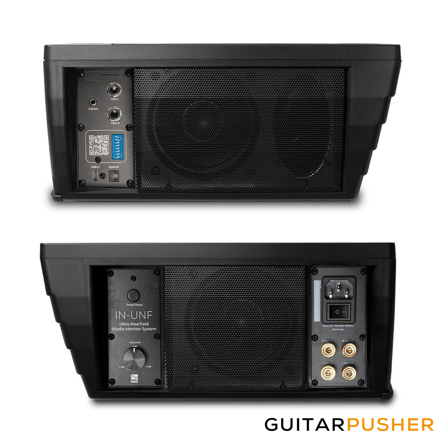 Kali Audio Lone Independent Series IN-UNF Ultra-Nearfield Powered 3-Way Studio Monitor (Black) - Image 5