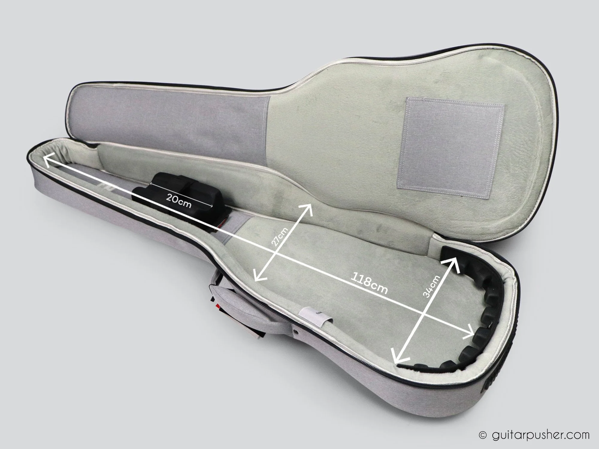 Kavaborg LUX Waterproof Heavy Padded Bass Guitar Gig Bag (FB-90B) - Image 14