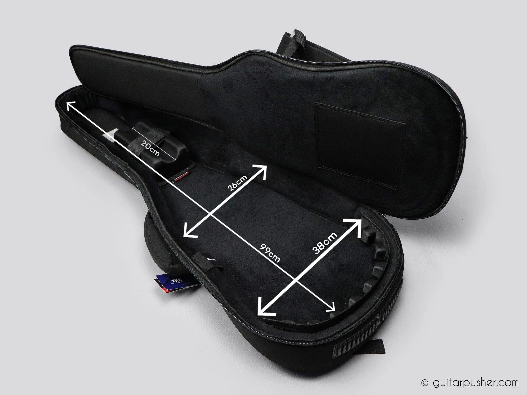 Kavaborg LUX Waterproof Heavy Padded Electric Guitar Gig Bag (FB-50E) - Image 15