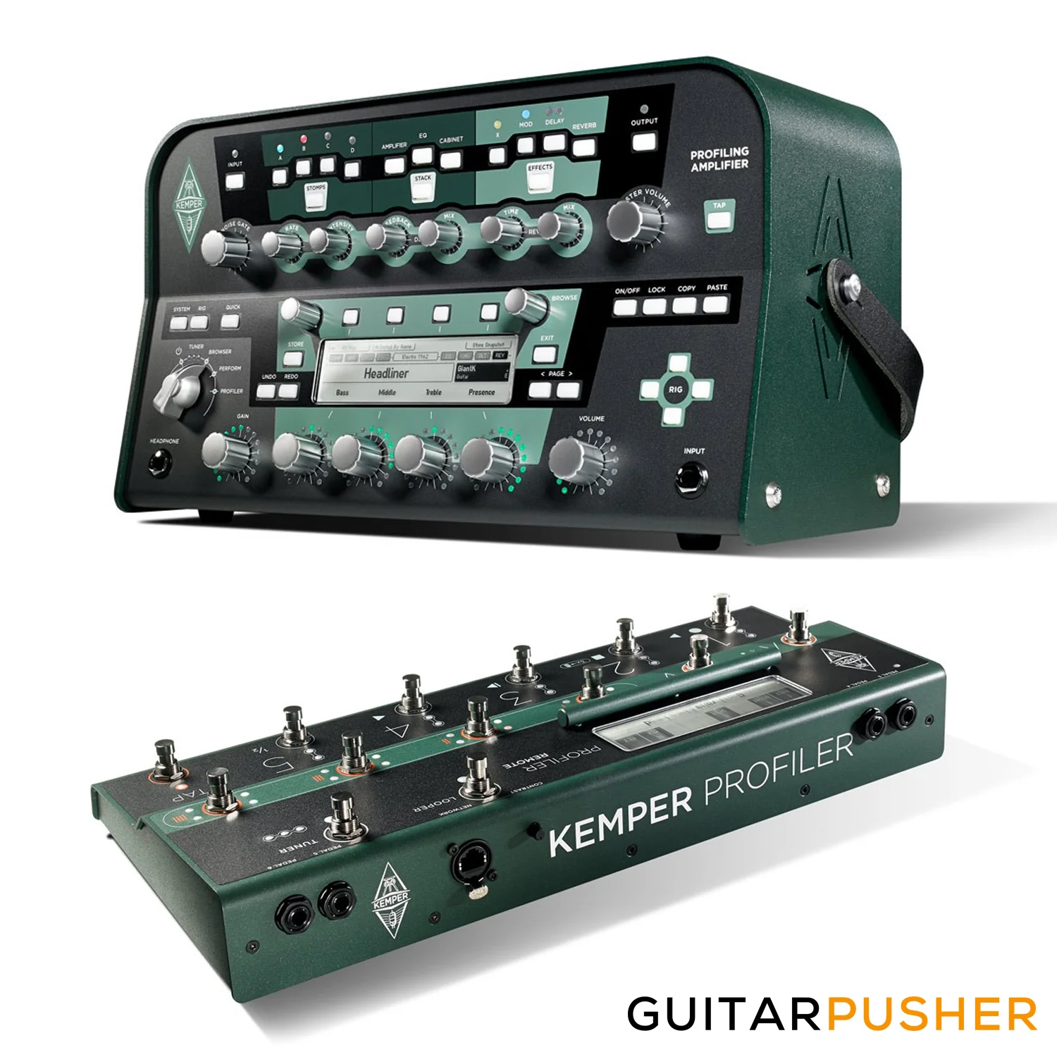 Kemper Profiler Power Head - 600-watt Profiling Head Combo - with Foot Controller - Image 3