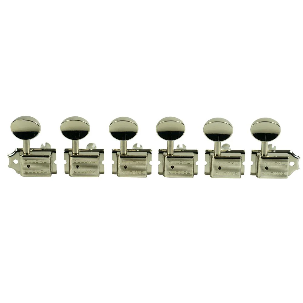 Kluson Traditional - 6 in line - Machine Head Tuner Nickel [KD-6B-NMDR]