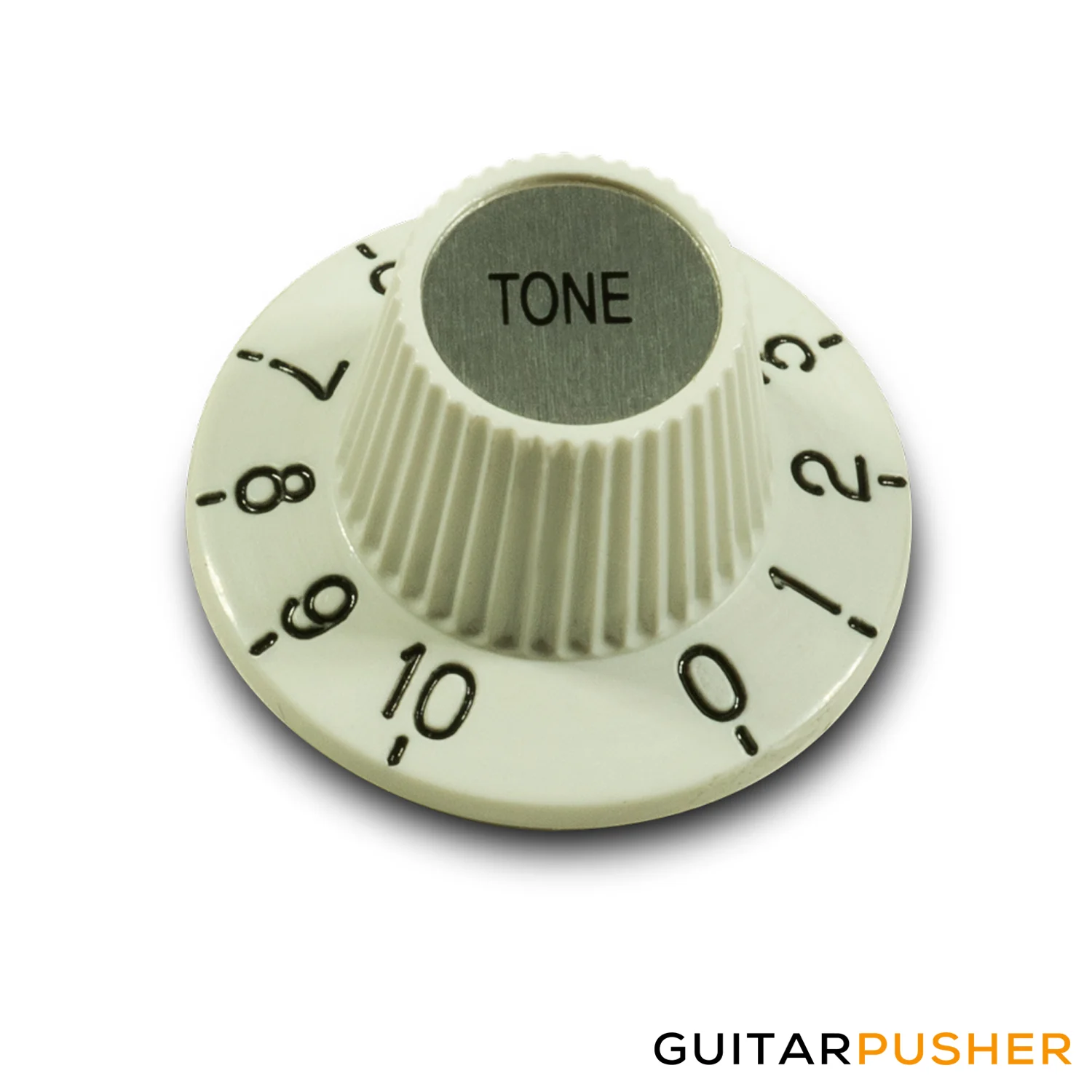 Kluson "Witch Hat" Metric Knob - White - Image 2