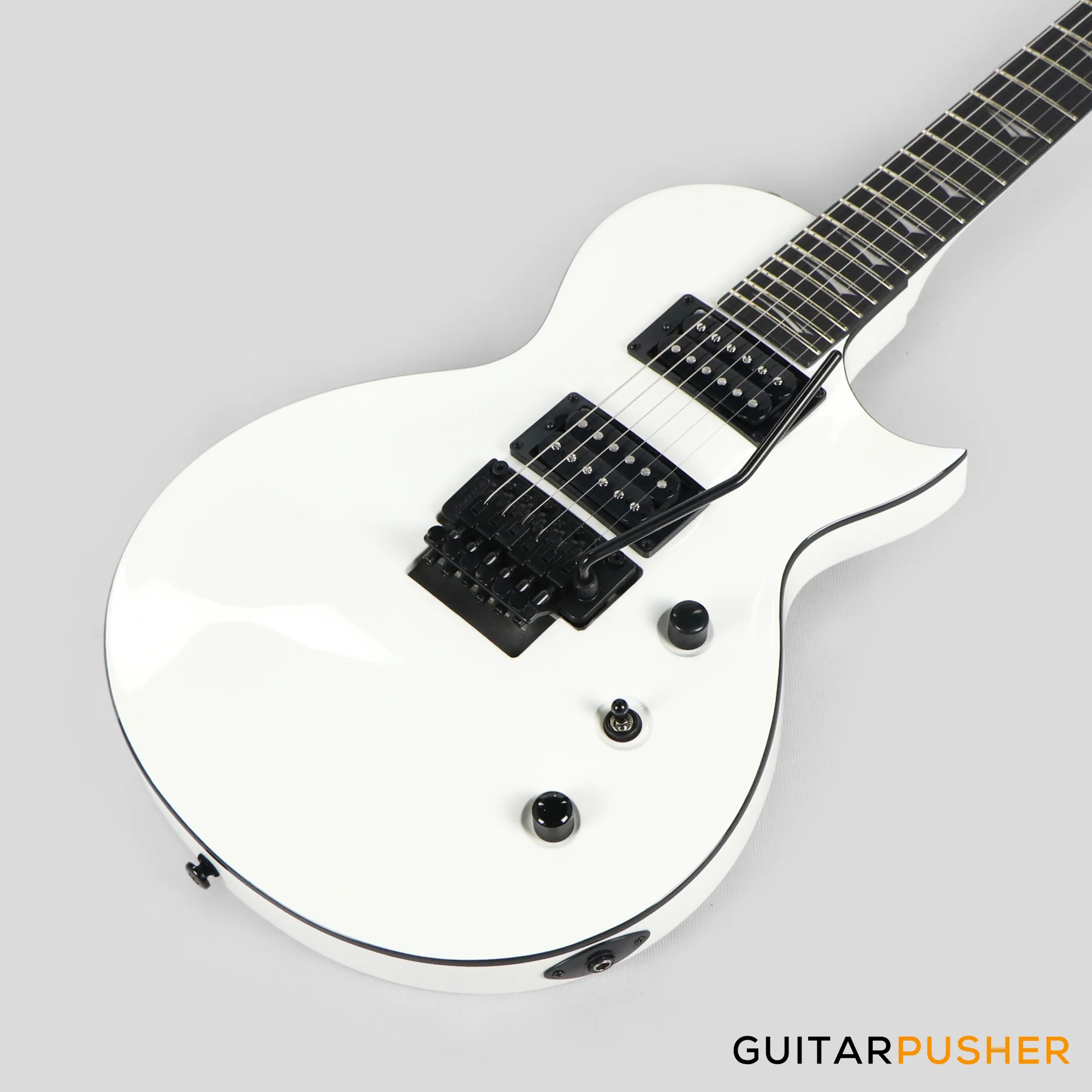 Kramer Assault 220 Singlecut Electric Guitar w/ Floyd Rose - White - Image 10