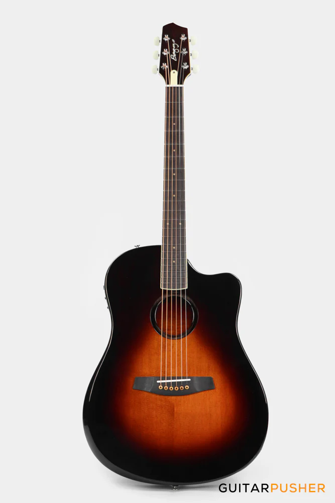 L.R. Baggs AEG-1 Sitka Spruce Top Acoustic-Electric Guitar w/ HiFi Duet Pickup System - Sunburst - Image 18