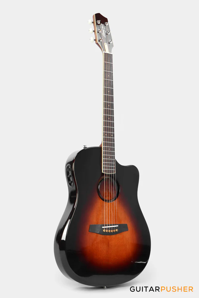 L.R. Baggs AEG-1 Sitka Spruce Top Acoustic-Electric Guitar w/ HiFi Duet Pickup System - Sunburst - Image 19