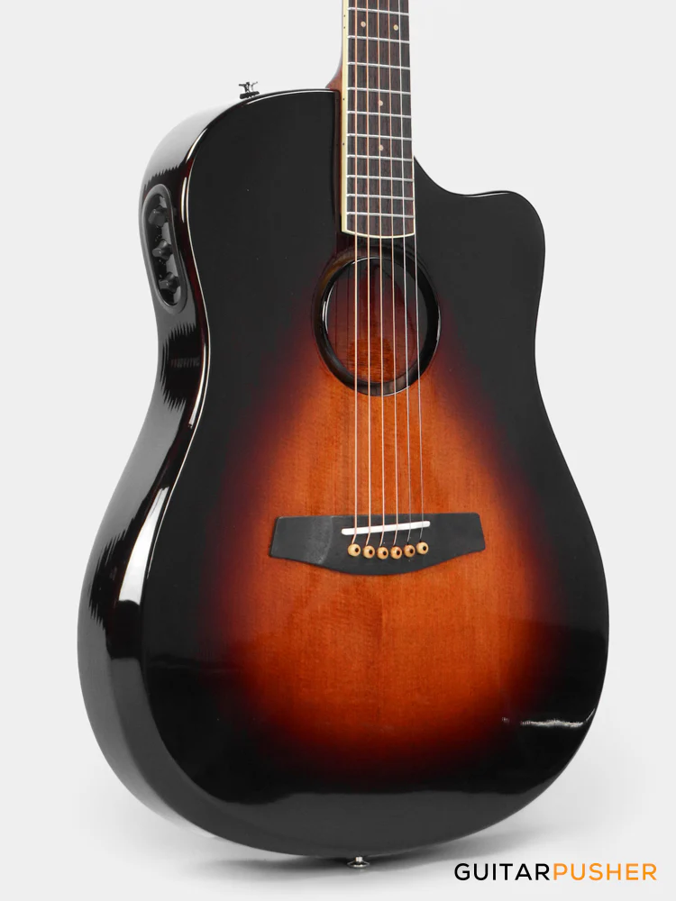 L.R. Baggs AEG-1 Sitka Spruce Top Acoustic-Electric Guitar w/ HiFi Duet Pickup System - Sunburst - Image 20