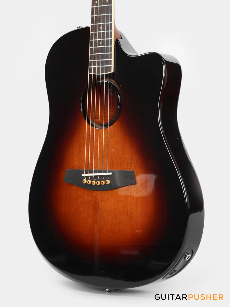 L.R. Baggs AEG-1 Sitka Spruce Top Acoustic-Electric Guitar w/ HiFi Duet Pickup System - Sunburst - Image 5