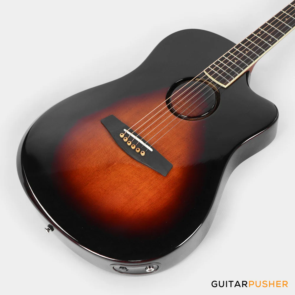 L.R. Baggs AEG-1 Sitka Spruce Top Acoustic-Electric Guitar w/ HiFi Duet Pickup System - Sunburst - Image 6