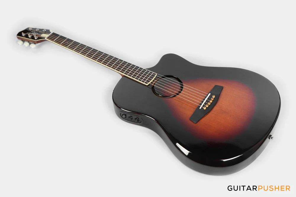 L.R. Baggs AEG-1 Sitka Spruce Top Acoustic-Electric Guitar w/ HiFi Duet Pickup System - Sunburst - Image 9