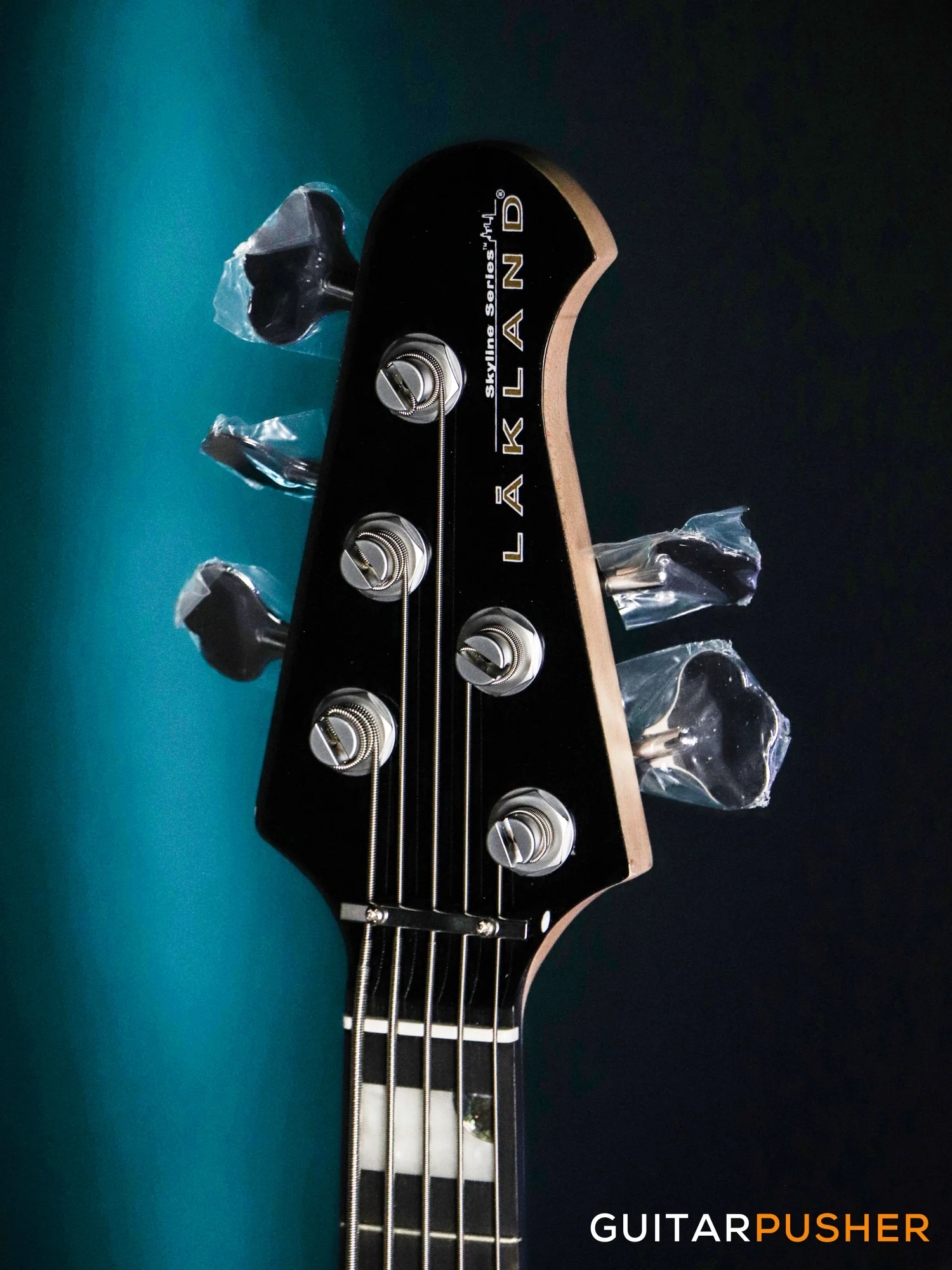 Lakland Skyline Series 55-02 Custom 5-String Bass (Metallic Black w/ Ebony Fingerboard) - Image 4