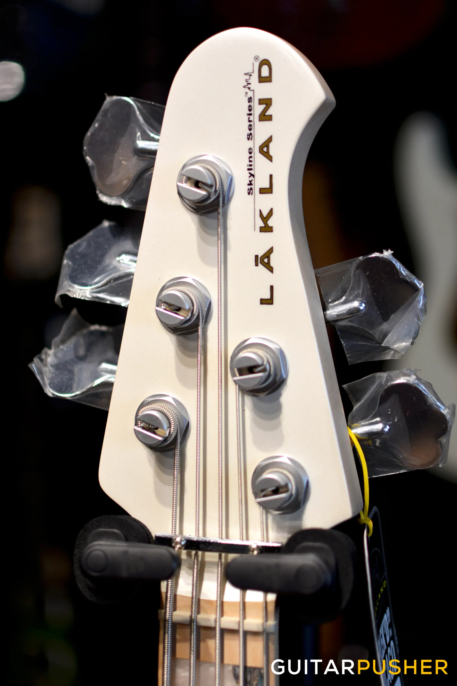 Lakland Skyline Series 55-02 Custom 5-String Bass (White Pearl) - Image 10