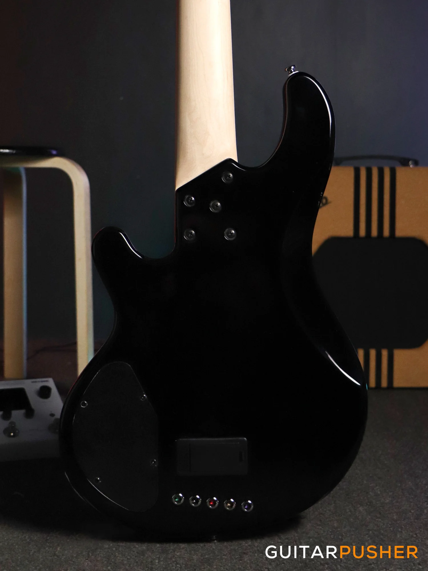 Lakland Skyline Series 55-02 Deluxe 5-String Bass (Black) - Image 5