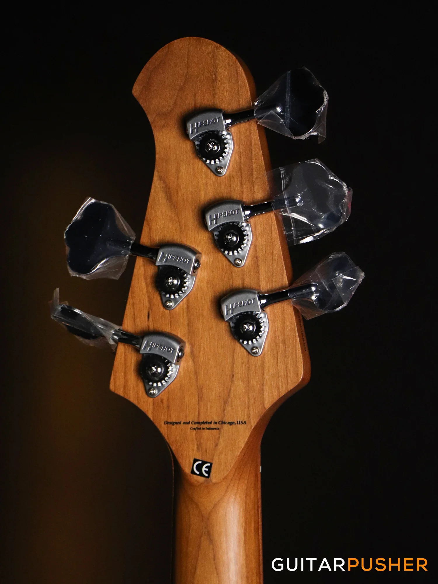Lakland Skyline Series 55-02 Deluxe 5-String Bass (Satin Cherry Sunburst) - Image 6