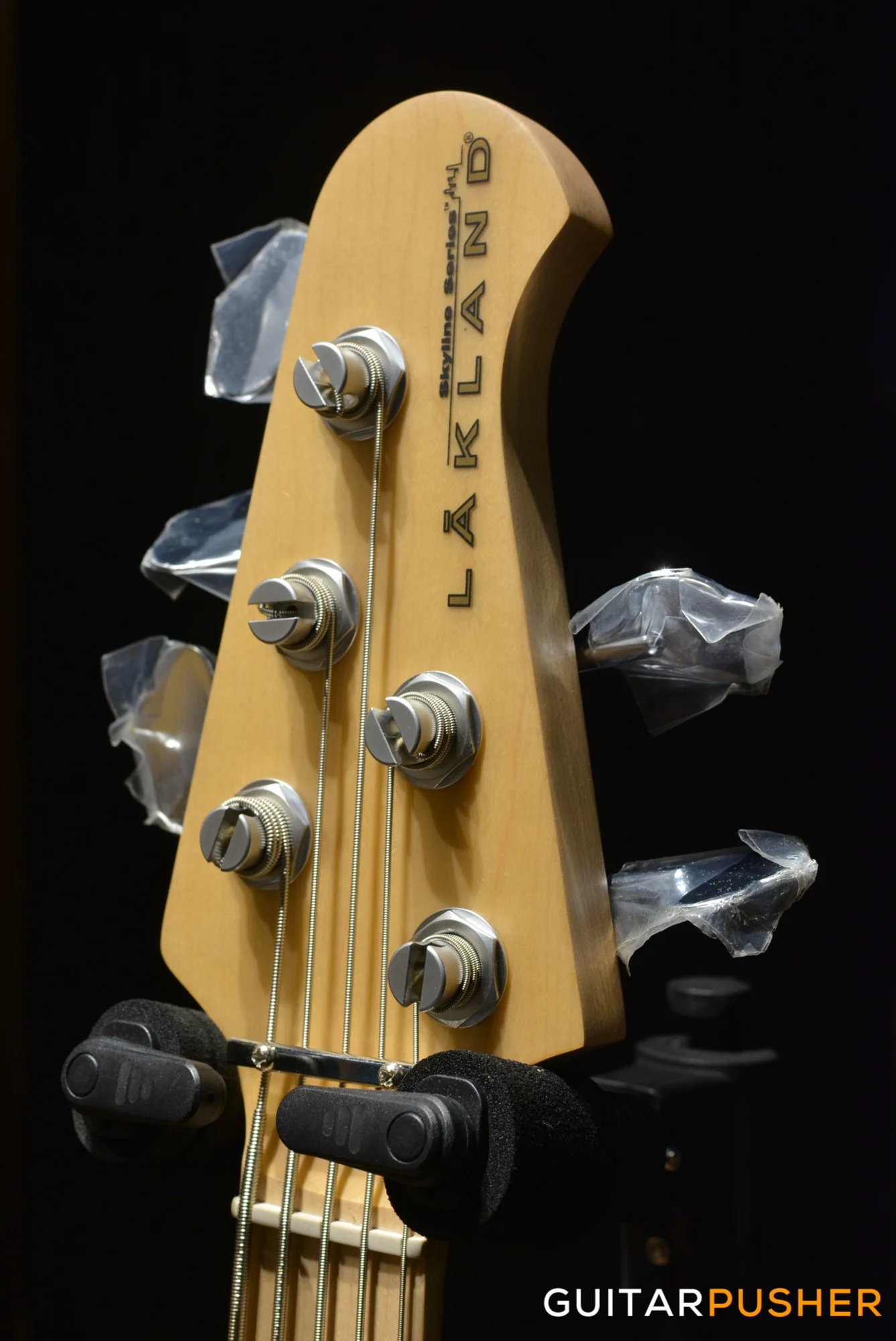 Lakland Skyline Series 55-02 Deluxe 5-String Bass (Trans Blue) - Image 12