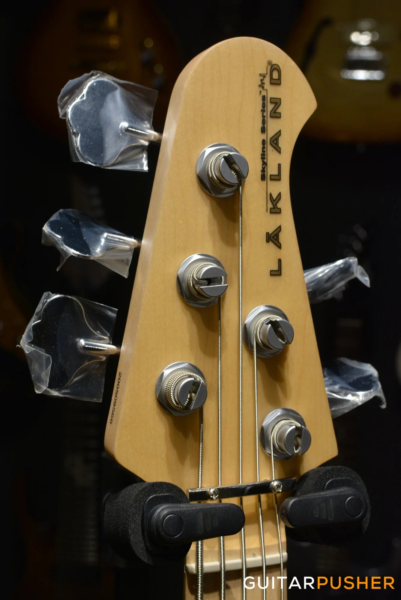 Lakland Skyline Series 55-02 Deluxe 5-String Bass (Trans Blue) - Image 13