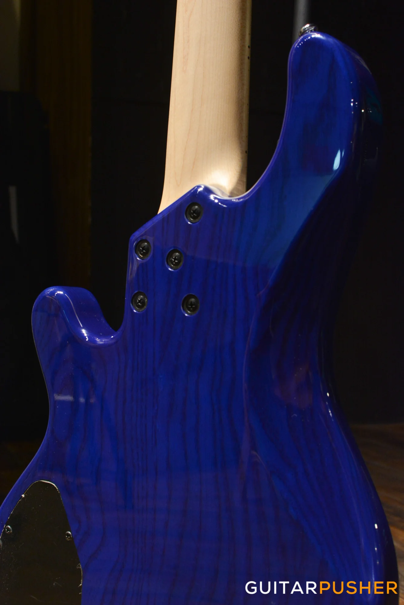 Lakland Skyline Series 55-02 Deluxe 5-String Bass (Trans Blue) - Image 15