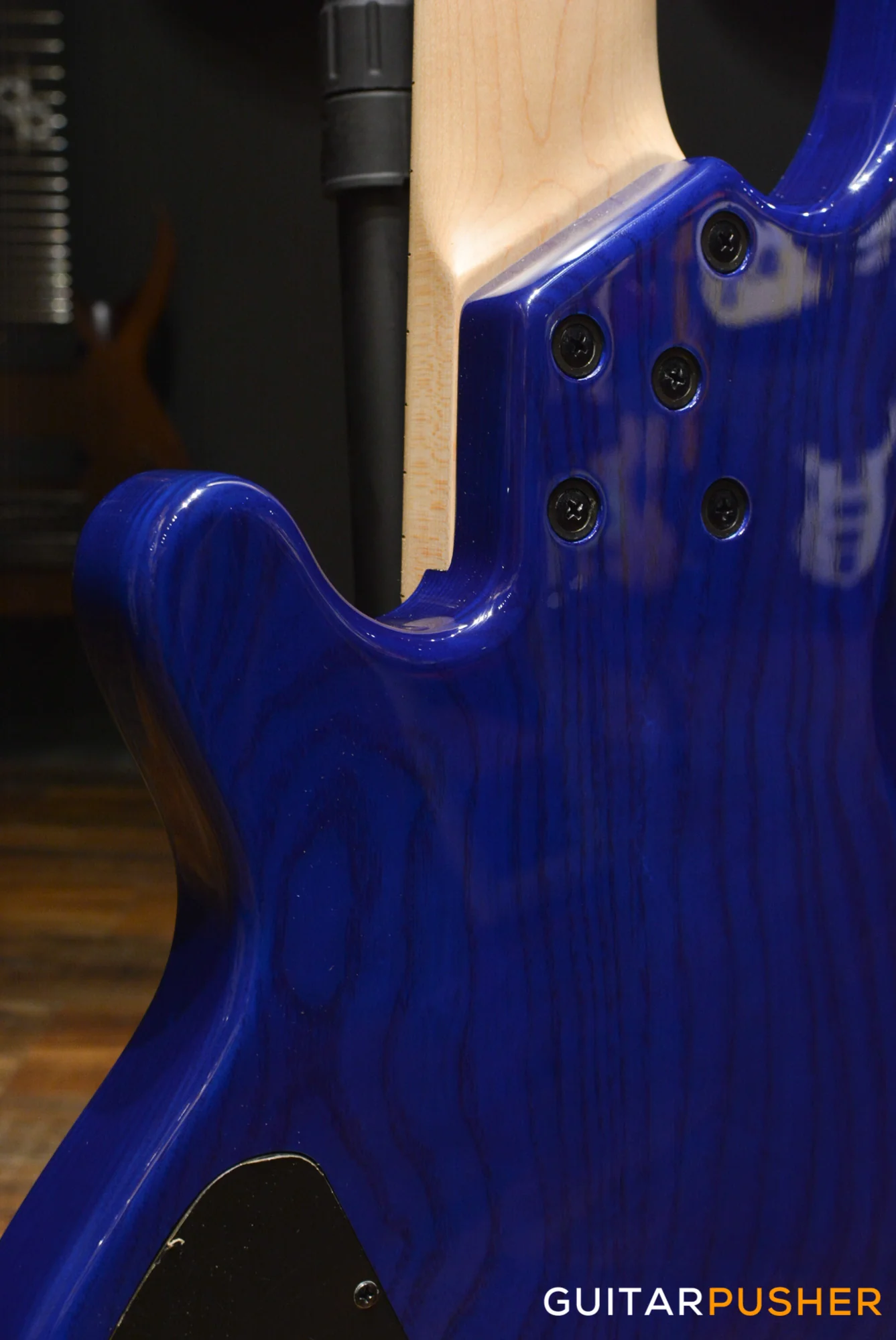 Lakland Skyline Series 55-02 Deluxe 5-String Bass (Trans Blue) - Image 18