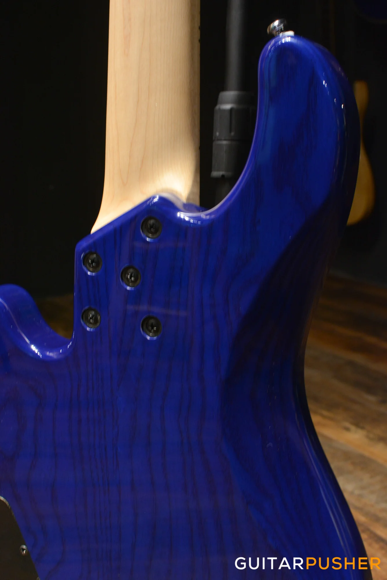 Lakland Skyline Series 55-02 Deluxe 5-String Bass (Trans Blue) - Image 20