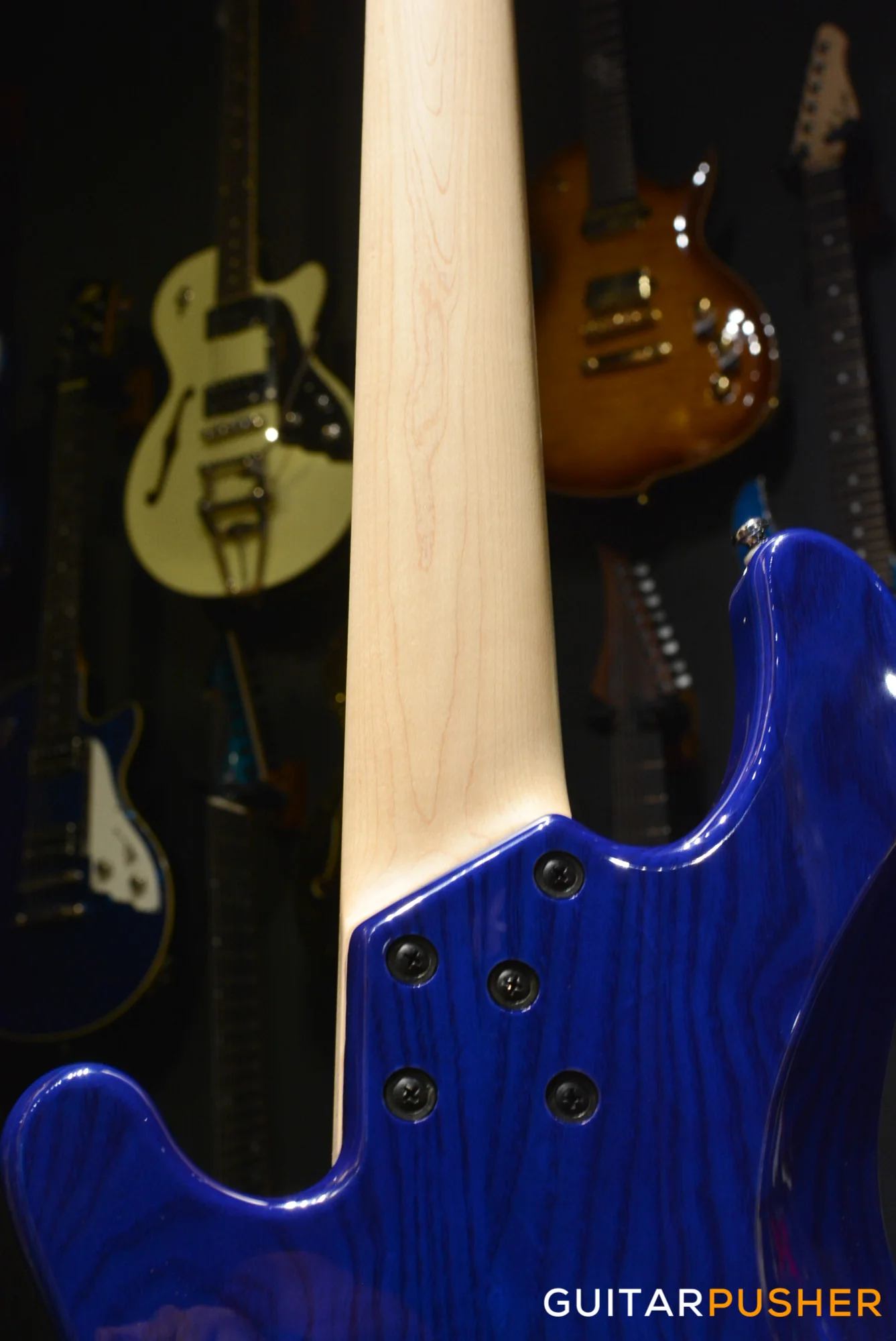 Lakland Skyline Series 55-02 Deluxe 5-String Bass (Trans Blue) - Image 21