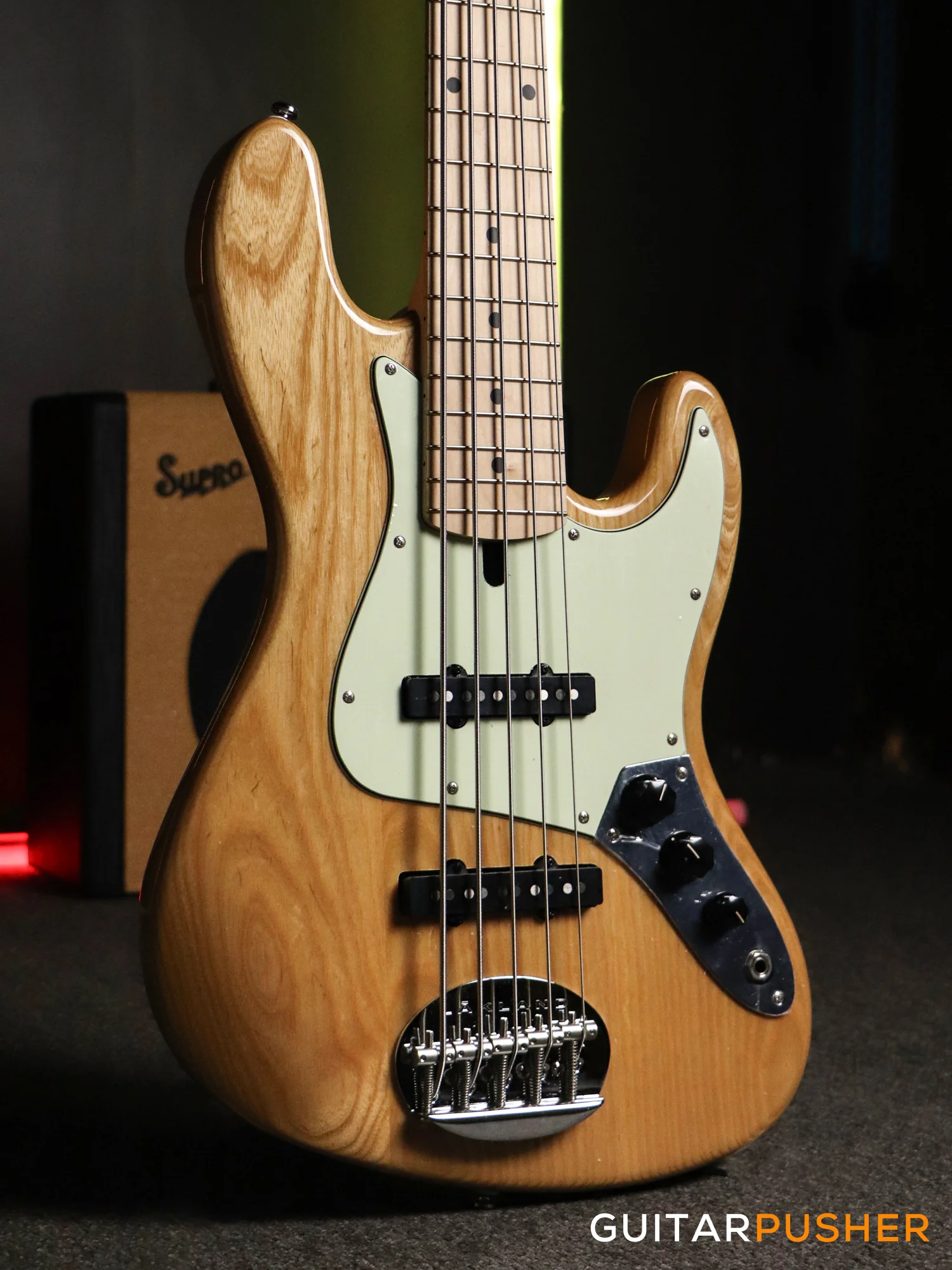 Lakland Skyline Series 55-60 "Vintage J" 5-String JB Bass (Natural) - Image 4