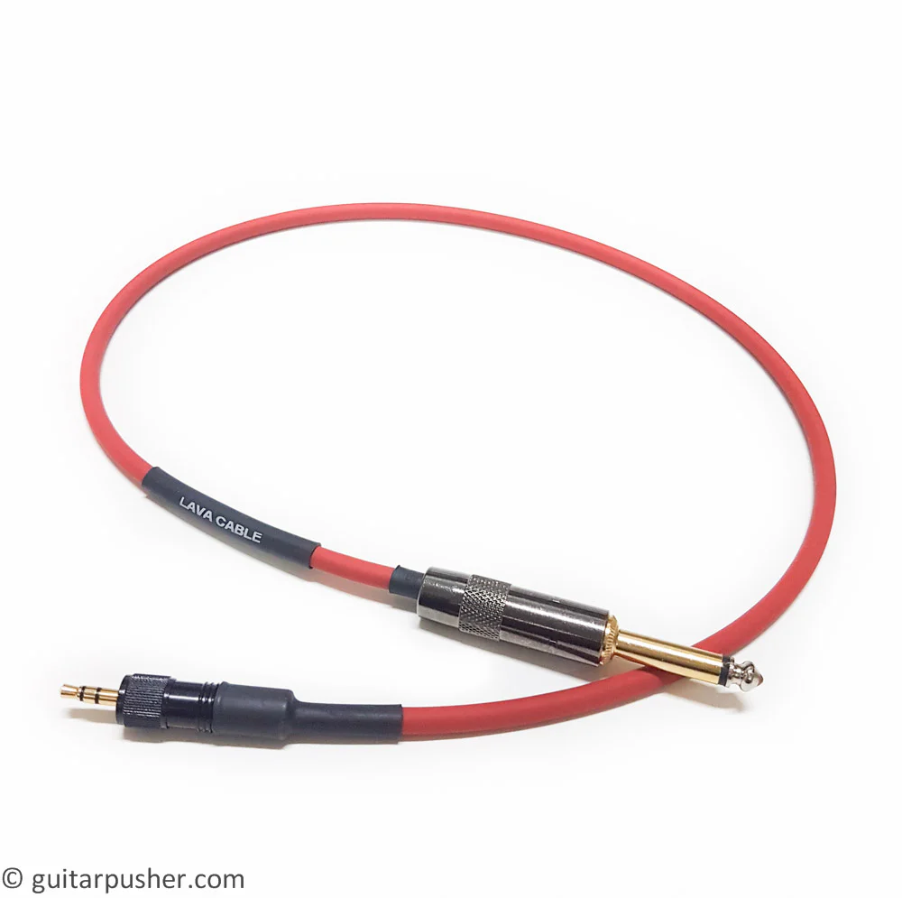 Lava 24 in. Van Den Hul Bay C5 Hybrid, 1/4 to 1/8 Locking Cable for Wireless System (Line6) - Image 5