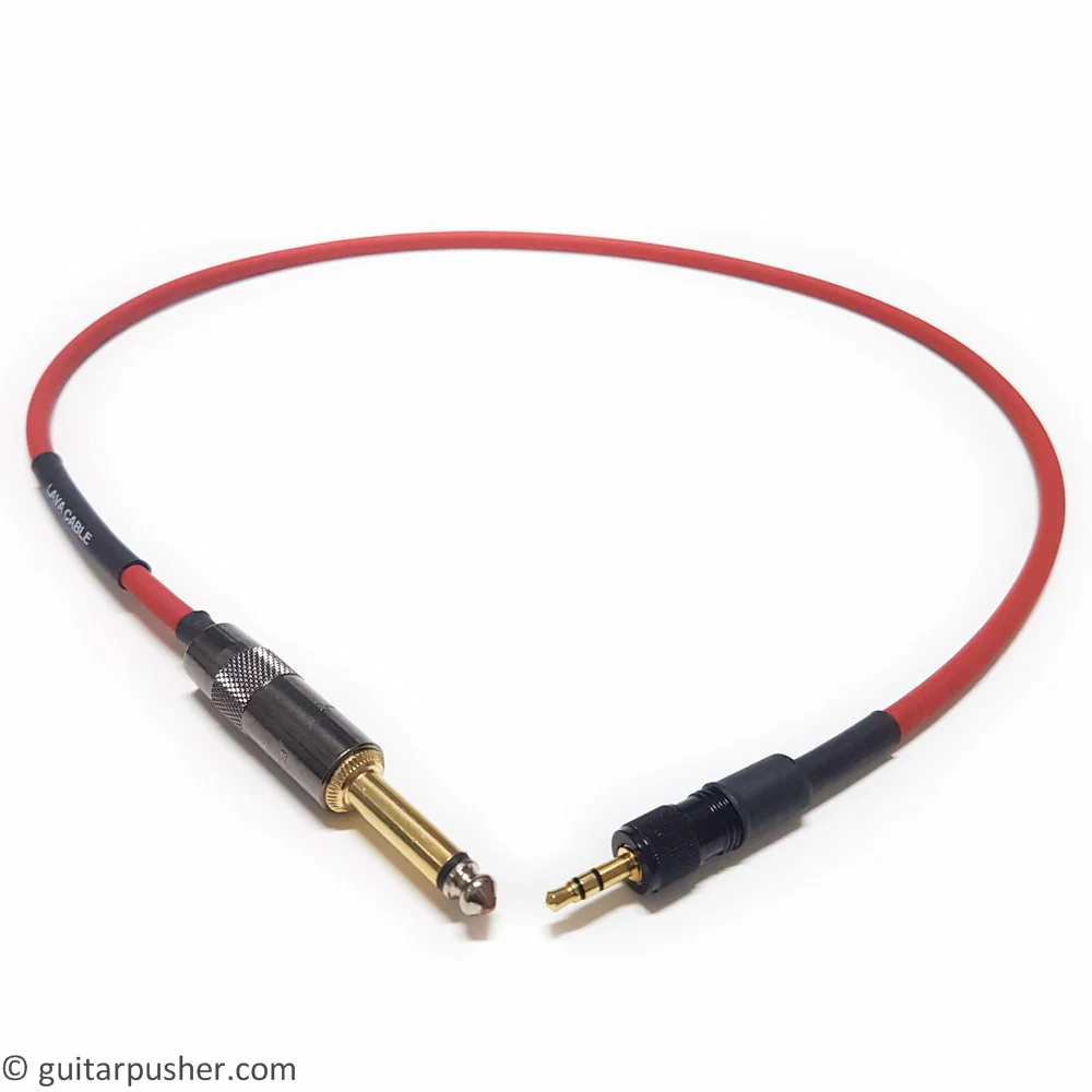 Lava 24 in. Van Den Hul Bay C5 Hybrid, 1/4 to 1/8 Locking Cable for Wireless System (Line6) - Image 6