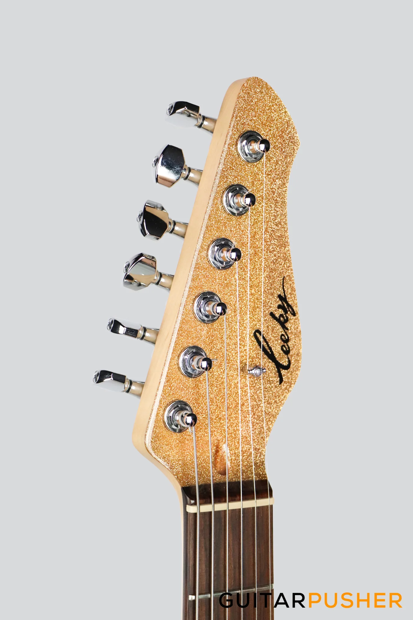 Leeky Golden Era T20-GE T Style Electric Guitar - Gold - Image 4