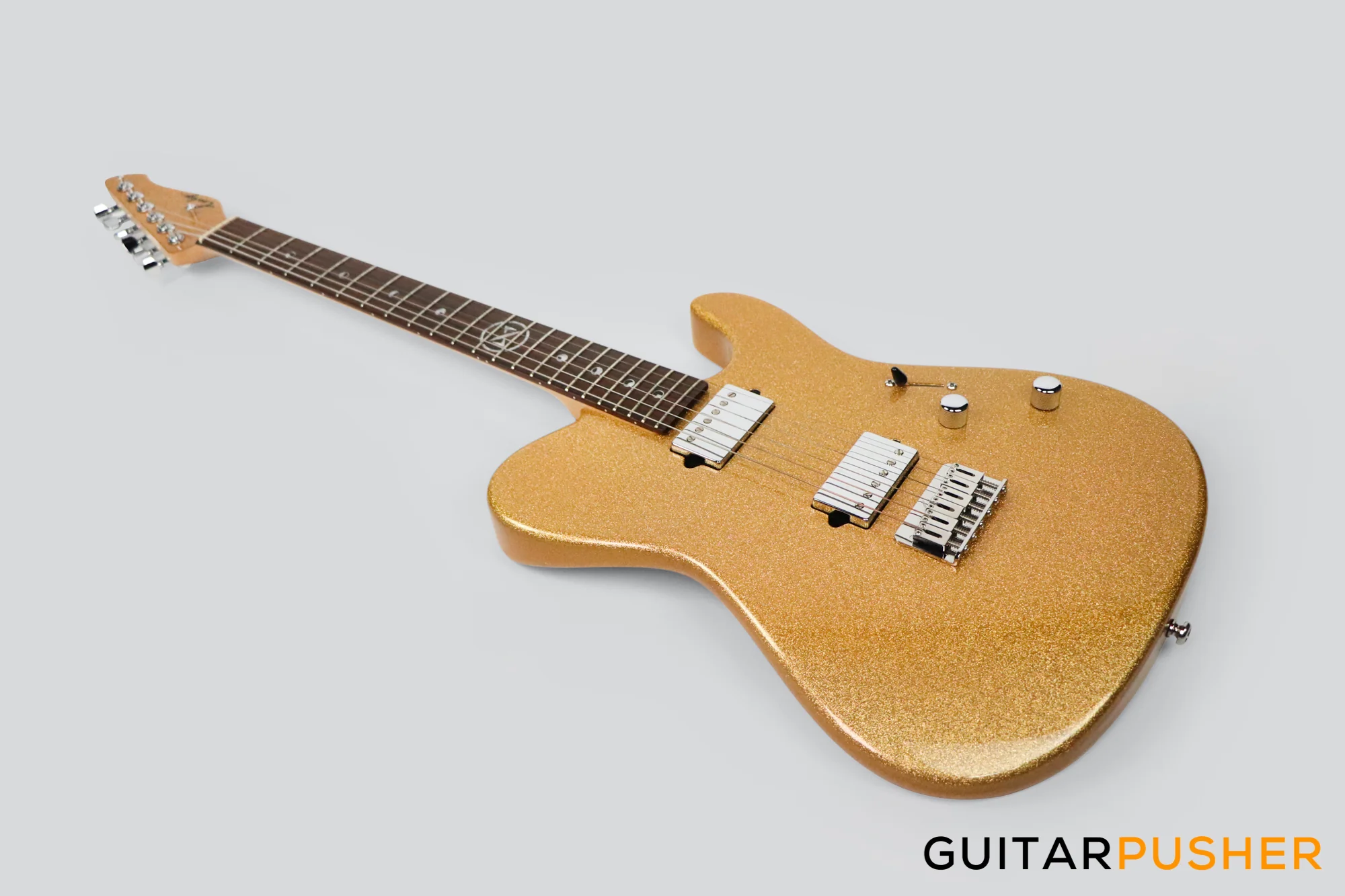 Leeky Golden Era T20-GE T Style Electric Guitar - Gold - Image 5
