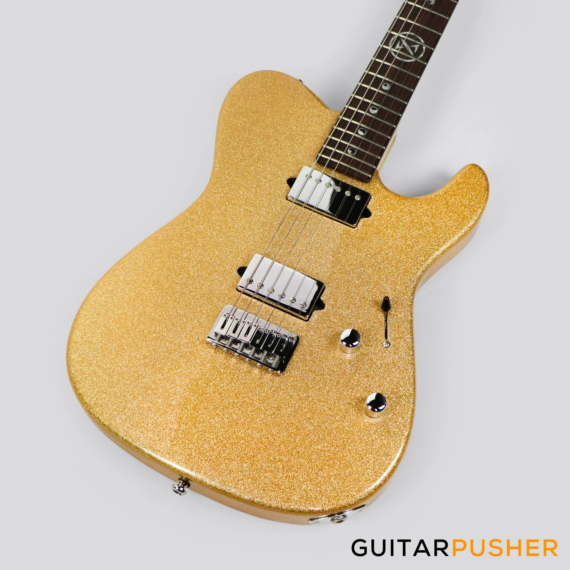 Leeky Golden Era T20-GE T Style Electric Guitar - Gold - Image 6